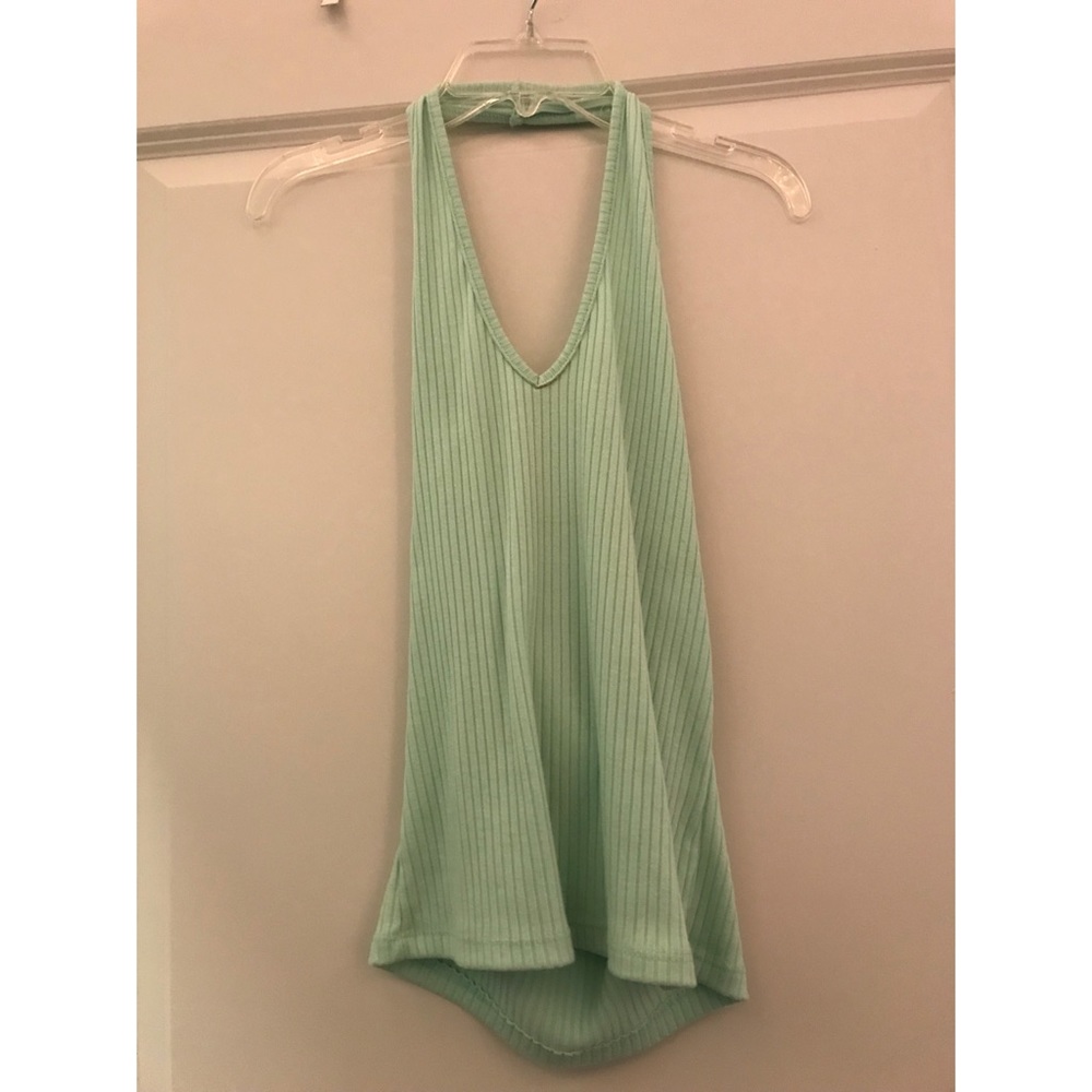Rib Knit Halter Top